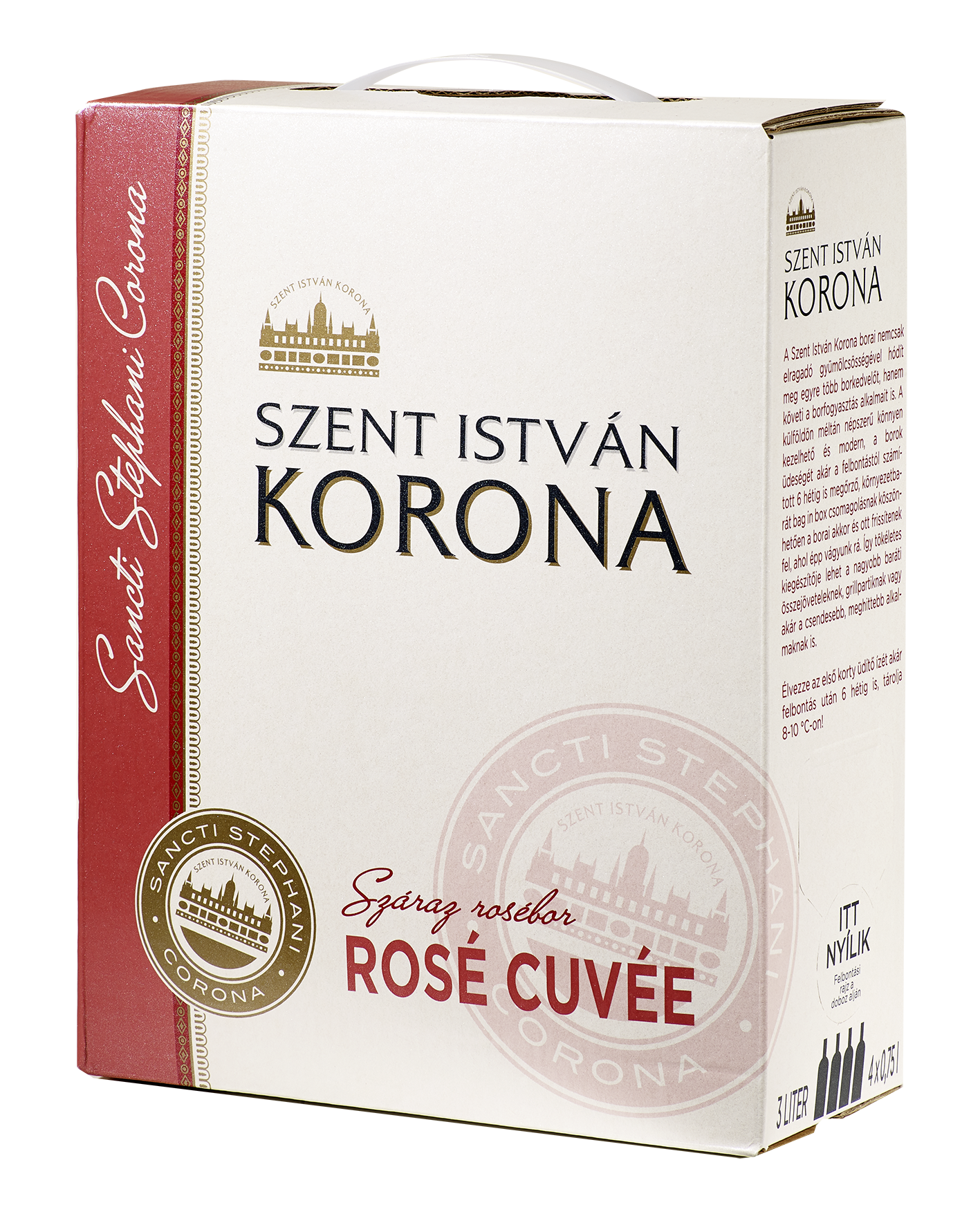 Szent István Korona Rosé 3 literes bag in box